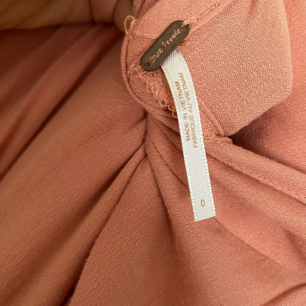 Free People pink wraps pants/skirt - Picture 14 of 15